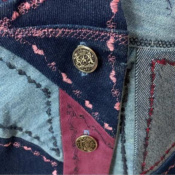 Handmade Vintage Patchwork Denim Vest - Picture 4 of 8